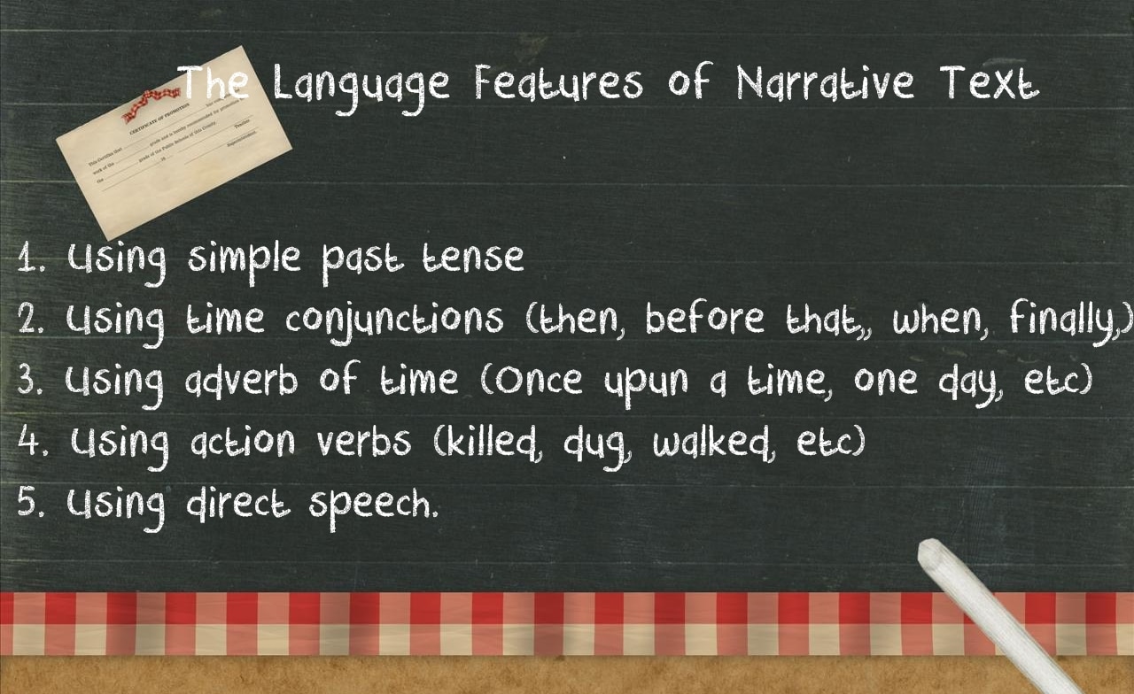 Language Feature Of Narrative Text Beserta Contoh Narative 