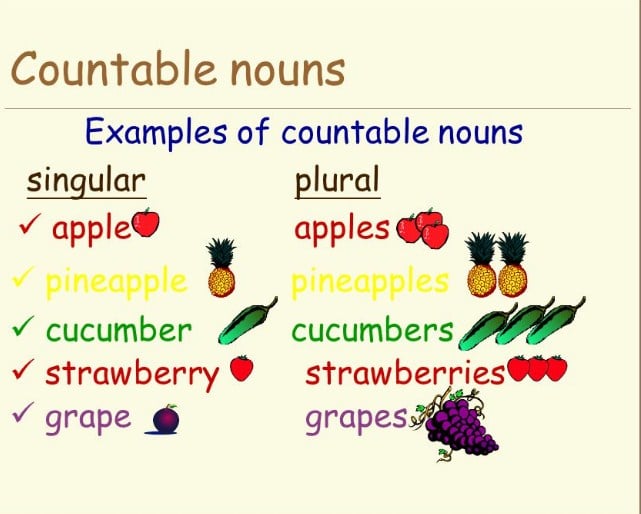 countable noun