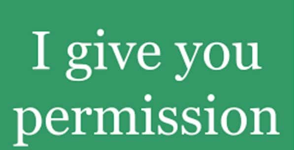 Giving Permission