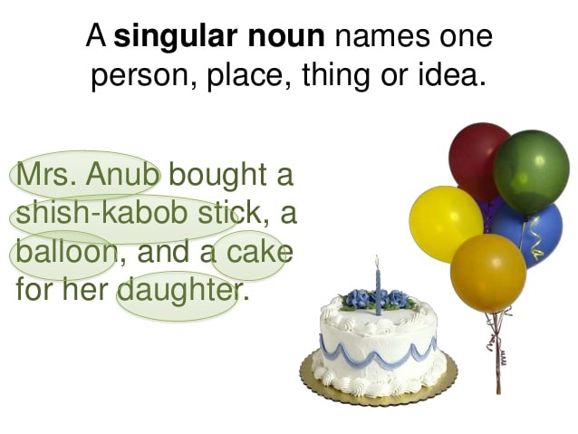 Singular Noun
